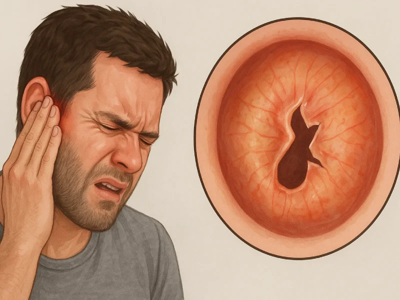پارگی پرده گوش چیست